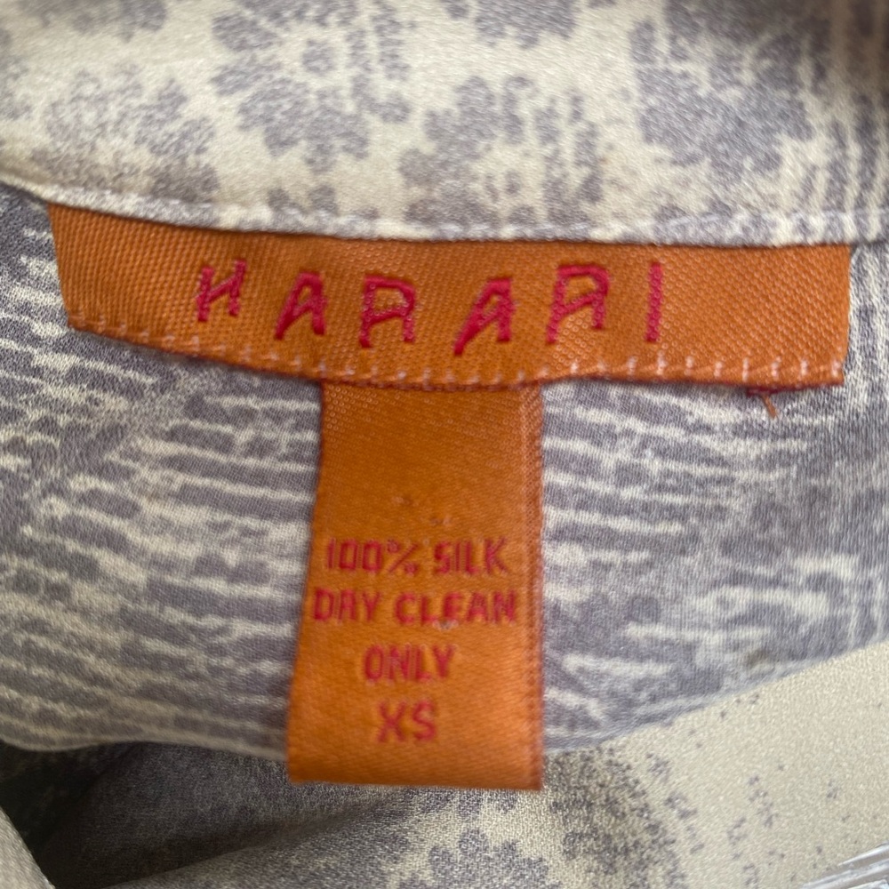 Harari 100% Silk set - pants and button up top